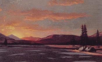 William Bradford : Winter Sunset
